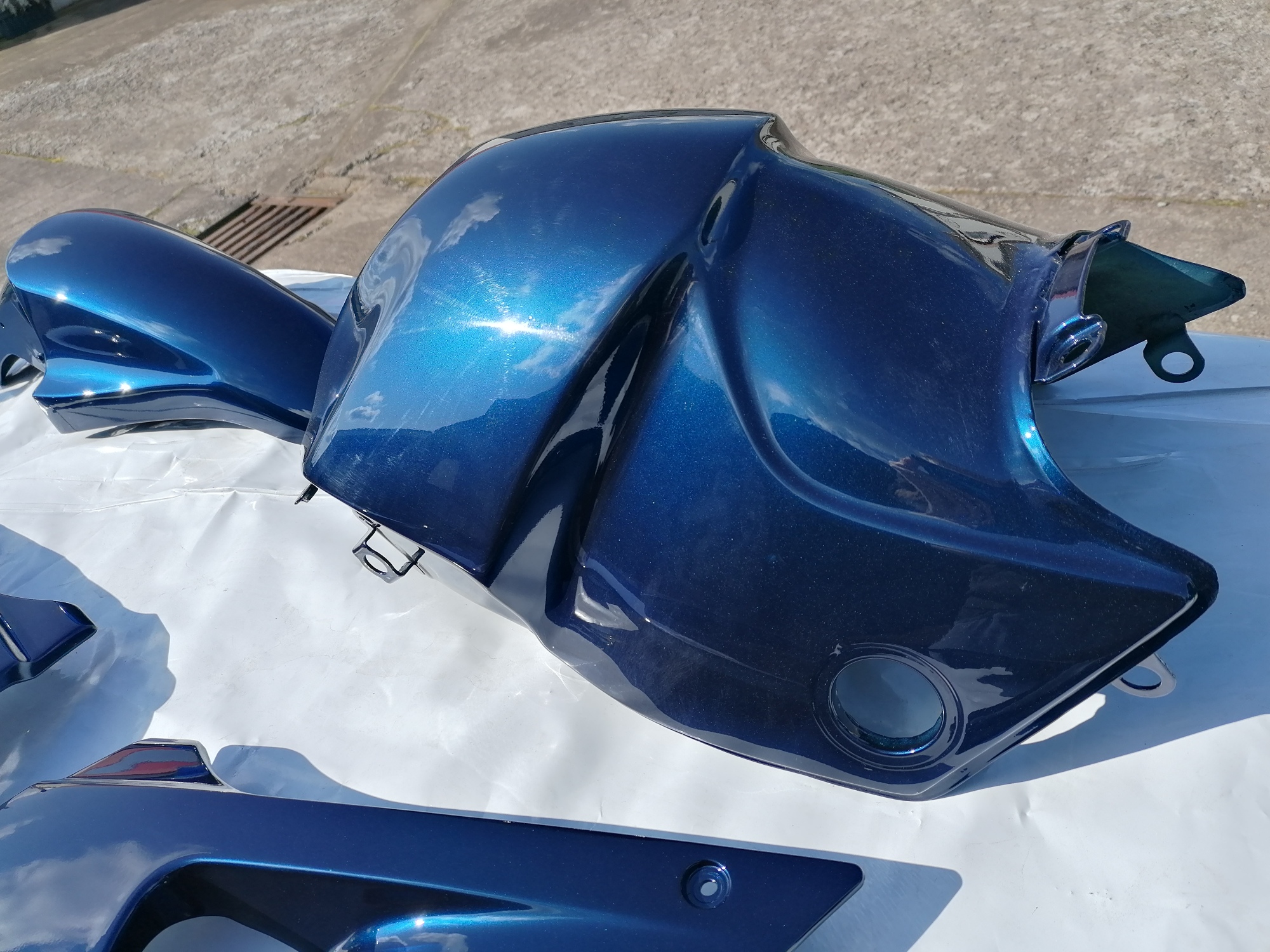 Kawasaki KLE 500 respray