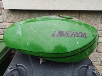 Laverda 500 (1978) tank befreo painting